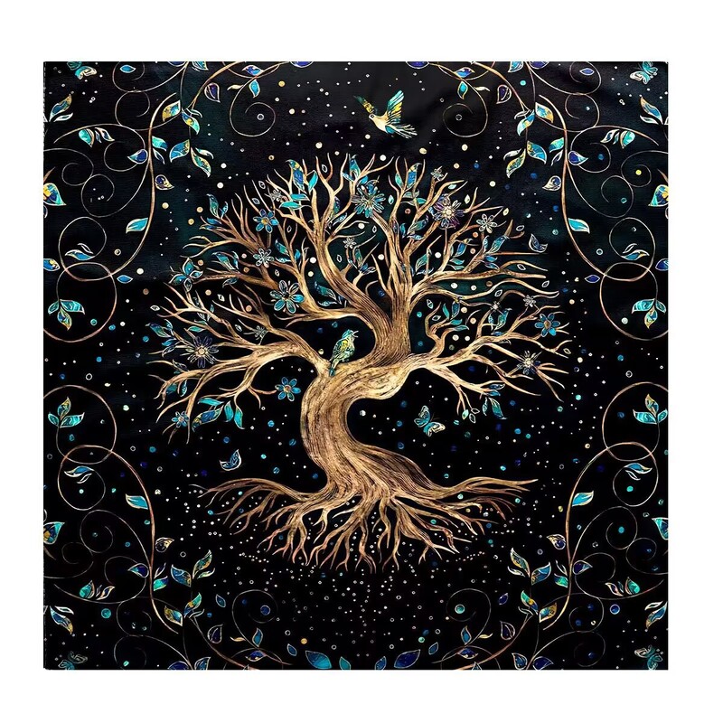 60 × 60 väikese suurusega laudlina magamistuba elutuba töötuba dekoratiivne gobelään piiriülene kuum müük taustal rippuv lõuend