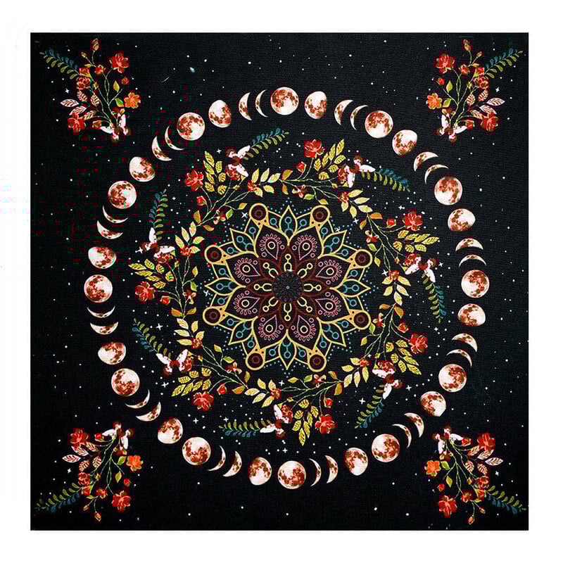 60 × 60 väikese suurusega laudlina magamistuba elutuba töötuba dekoratiivne gobelään piiriülene kuum müük taustal rippuv lõuend