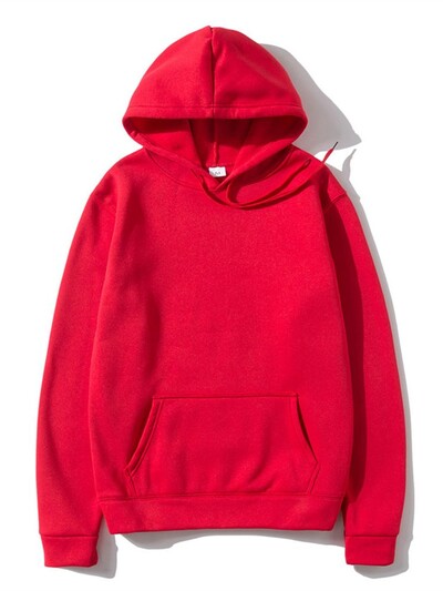 Hoodies Džemperi Vīriešu Sieviešu Mode Vienkrāsains Sarkans Melns Pelēks Rozā Rudens Ziemas flīss Hip Hop Hoody Vīriešu Zīmols Ikdienas Topi