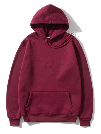 Hoodies Džemperi Vīriešu Sieviešu Mode Vienkrāsains Sarkans Melns Pelēks Rozā Rudens Ziemas flīss Hip Hop Hoody Vīriešu Zīmols Ikdienas Topi