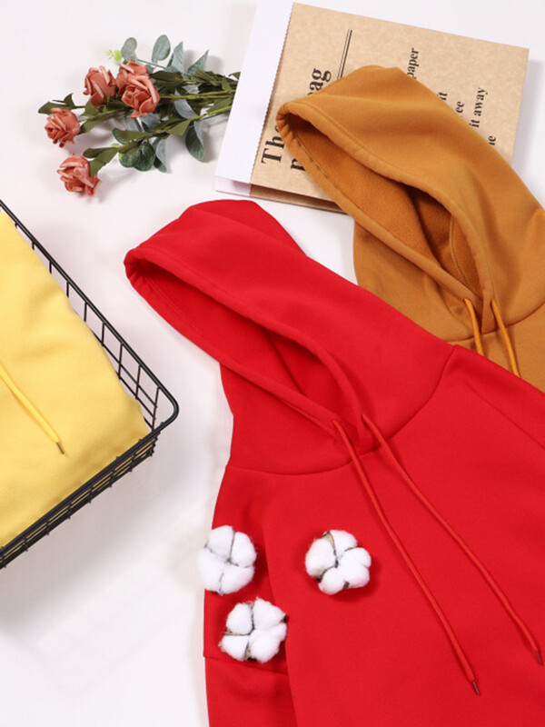 The Blooming Butterfly Tree Print Ρούχα Γυναικεία Αστεία Casual Streetwear Φθινοπωρινά φλις κουκούλα Πολύχρωμα αθλητικά στυλ Γυναικεία κουκούλα