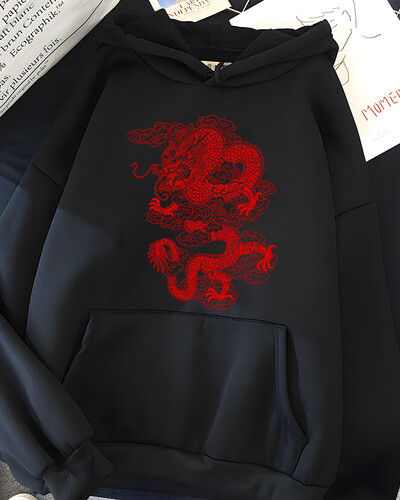Hirsionsan Vintage Dragon Graphic Print Hoodies Γυναικεία Υπερμεγέθη αθλητικά Γυναικεία φούτερ Streetwear Fleece Γυναικεία ρούχα