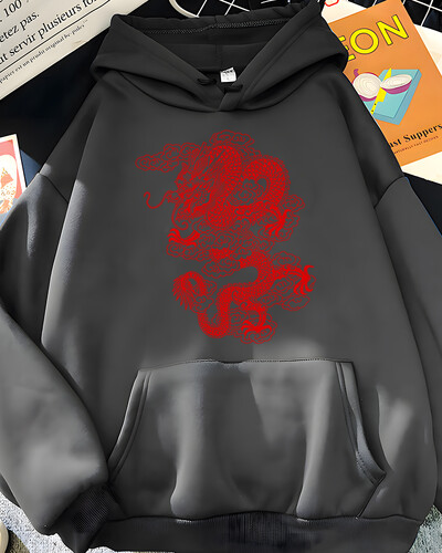 Hirsionsan Vintage Dragon Graphic Print Hoodies Γυναικεία Υπερμεγέθη αθλητικά Γυναικεία φούτερ Streetwear Fleece Γυναικεία ρούχα