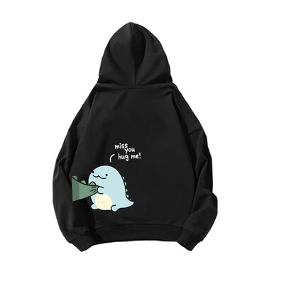 Bluze noi, unisex, primăvară, toamnă, bărbați și femei, hanorac, pulovere, haine, dinozaur amuzant, hanorac imprimat, cu mânecă lungă