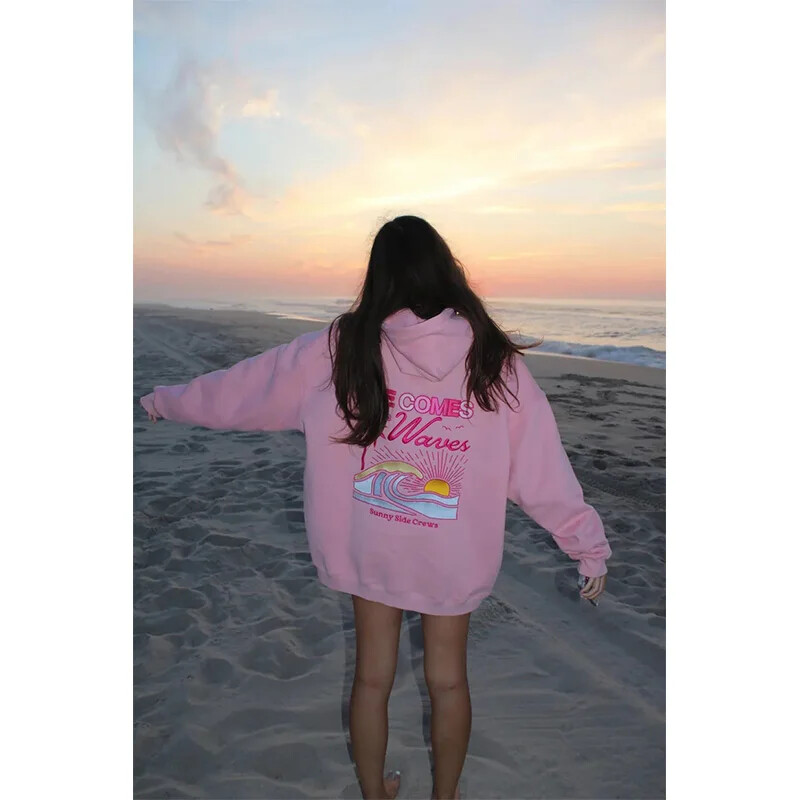 2024 φθινόπωρο και χειμώνα καυτές πωλήσεις ανδρικό και γυναικείο πουλόβερ με μακριά μανίκια κουκούλα μοντέρνα casual printed