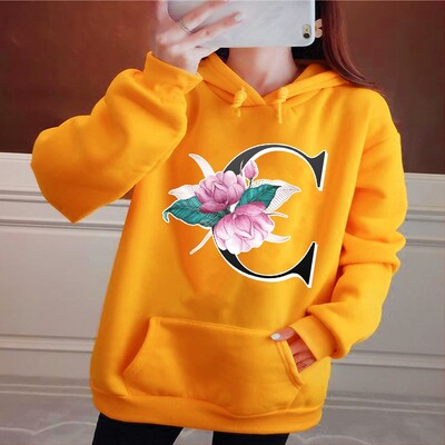 2021. gada visu atbilstības džemperis sieviešu sporta apģērbs Harajuku kapucis Poliestera kokvilnas ikdienas džemperis, sieviešu ziemas jaka