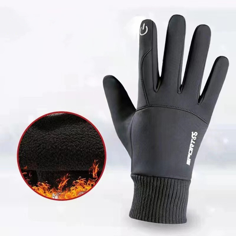 Zimske rukavice za muškarce Žene Zaslon osjetljiv na dodir Protuklizna Topla rukavica otporna na vjetar za Trčanje Biciklizam Motocikl Planinarenje Skijanje Vožnja