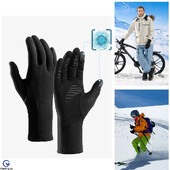 Ski Gloves Liners Θερμικά γάντια με οθόνη αφής, Κοστούμι για άνδρες και γυναίκες που κάνουν ποδήλατο και λεπτά και ελαφριά χειμερινά γάντια για τρέξιμο