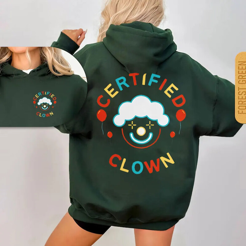 Klaunu džemperis Clowncore apģērbs, kapucis Weirdcore Dreamcore unisex pasteļkrāsas džemperis Harajuku Kawaii džemperis Y2k ziemas topi sievietēm