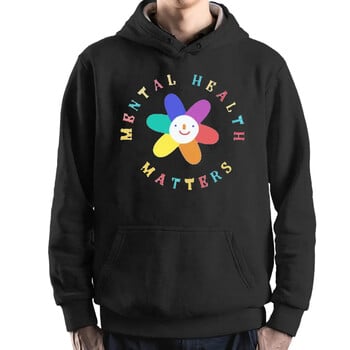 Clowncore Hoodies Mental Health Matters Hoodie Weirdcore πουλόβερ Clowncore Ρούχα Clowncore Αισθητική κουκούλα Funny Y2k Hoodie