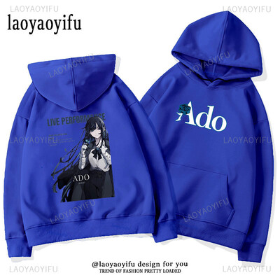 Ado Fashion Unisex Graphic Hoodie Ανδρικά Γυναικεία Άνοιξη και Φθινόπωρο σε εξωτερικούς χώρους Μακρυμάνικα αισθητικά μπλουζάκια Φούτερ Streetwear