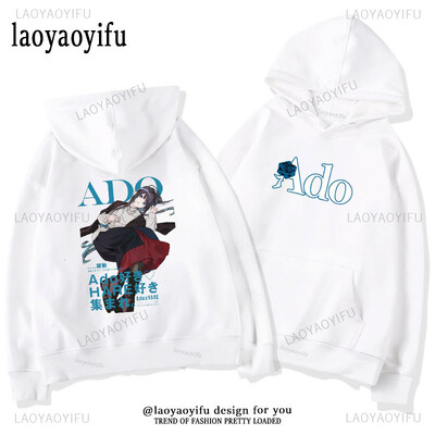 Ado Fashion Unisex Graphic Hoodie Ανδρικά Γυναικεία Άνοιξη και Φθινόπωρο σε εξωτερικούς χώρους Μακρυμάνικα αισθητικά μπλουζάκια Φούτερ Streetwear