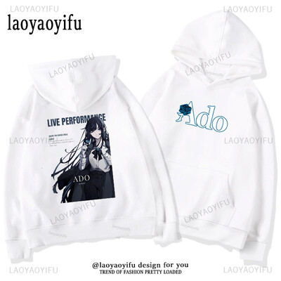 Ado Fashion Unisex Graphic Hoodie Ανδρικά Γυναικεία Άνοιξη και Φθινόπωρο σε εξωτερικούς χώρους Μακρυμάνικα αισθητικά μπλουζάκια Φούτερ Streetwear