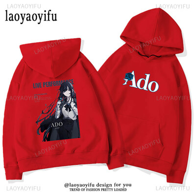 Ado Fashion Unisex Graphic Hoodie Ανδρικά Γυναικεία Άνοιξη και Φθινόπωρο σε εξωτερικούς χώρους Μακρυμάνικα αισθητικά μπλουζάκια Φούτερ Streetwear