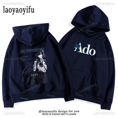 Ado Fashion Unisex Graphic Hoodie Ανδρικά Γυναικεία Άνοιξη και Φθινόπωρο σε εξωτερικούς χώρους Μακρυμάνικα αισθητικά μπλουζάκια Φούτερ Streetwear