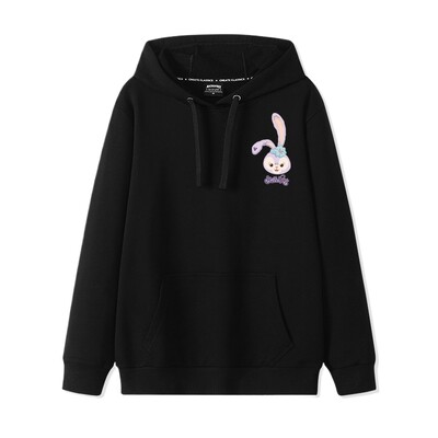 2024. gada multfilmas Disneja zvaigzne Delu Bear Rabbit Pāra džemperis Vienkāršs un ikdienišķs, brīvs Labākā drauga kleita Džempera mētelis ar kapuci