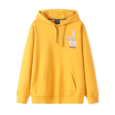 2024. gada multfilmas Disneja zvaigzne Delu Bear Rabbit Pāra džemperis Vienkāršs un ikdienišķs, brīvs Labākā drauga kleita Džempera mētelis ar kapuci