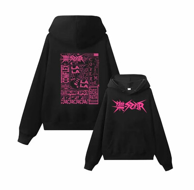 Stray Kids Hoodie Rock Star Merch Hoodie Kpop Kapucis ar garām piedurknēm Stray Kids Rock Elements Streetwear