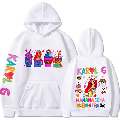 Karol G Manana Sear Bonito Tour Fashion Πουλόβερ Αυτιά Γάτας Φούτερ με κουκούλα μακρυμάνικα Γυναικεία Crop Top Γυναικεία Ρούχα