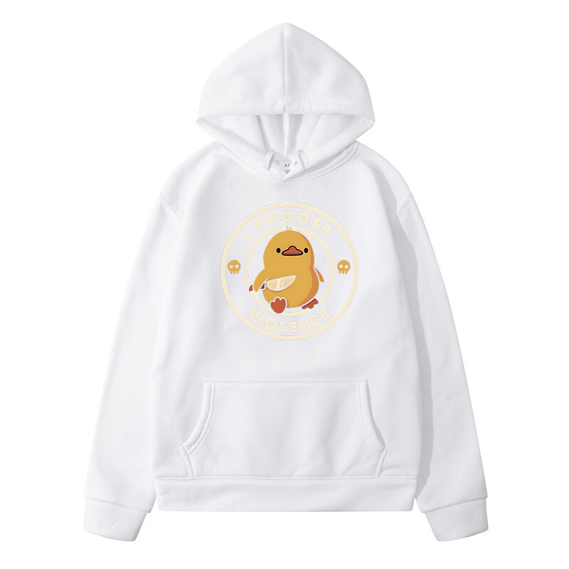 Κίτρινη πάπια με εμπριμέ φούτερ με κουκούλα ανδρικό γυναικείο ζεστό φούτερ με κουκούλα casual ρούχα άνοιξη και φθινόπωρο νέο hoodie