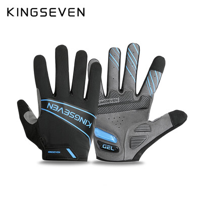 Kingseven Mănuși de bicicletă cu degete întregi Bărbați Mtb Mănuși de bicicletă rezistente la șocuri și respirabile Ecran tactil de ciclism Femei Mănuși de motociclete