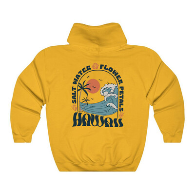 Hawaii Surf Hoodie s kapuljačom Ocean Beach Sweatshirt s kapuljačom Siesta Beach Pullover Trendy VSCO Coconut Aesthetic Hoodie Tumblr Sweatshirts