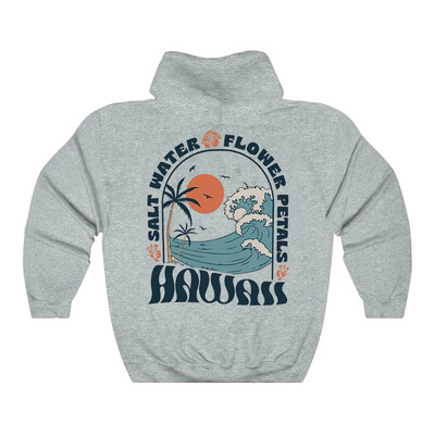 Hawaii Surf Hoodie s kapuljačom Ocean Beach Sweatshirt s kapuljačom Siesta Beach Pullover Trendy VSCO Coconut Aesthetic Hoodie Tumblr Sweatshirts
