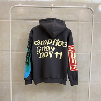 Oversized Goth Hoodie Streetwear Φθινοπωρινό Y2K Goth Punk Harajuku Alphabet Hoodie με εμπριμέ βελούδινο γυναικείο casual φαρδύ φούτερ