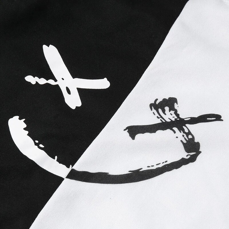 Vīriešu džemperi ar kapuci Modes, laimīgs smaids, apdruka, džemperi ar kapuci.