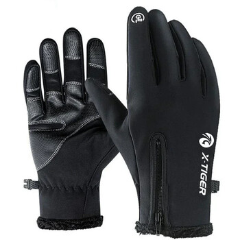 X-Tiger Winter Warm Ski Gloves Full Fingers Αδιάβροχα γάντια για το χιόνι Αθλητική Ποδηλασία Μοτοσικλέτα Σκι με οθόνη αφής Fleece Gloves