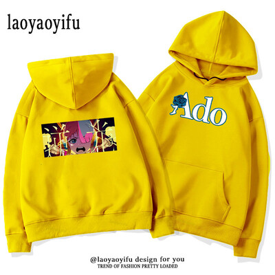 Ado LIVE TOUR 2022–2023 Mirage Hoodies Meeste Naiste Sügis- ja Talvine Thermal Hoodie Multifilm Harajuku Street Graphic Moetopid