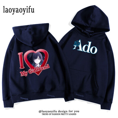 Ado LIVE TOUR 2022–2023 Mirage Hoodies Meeste Naiste Sügis- ja Talvine Thermal Hoodie Multifilm Harajuku Street Graphic Moetopid