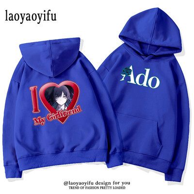 Ado LIVE TOUR 2022–2023 Mirage Hoodies Meeste Naiste Sügis- ja Talvine Thermal Hoodie Multifilm Harajuku Street Graphic Moetopid