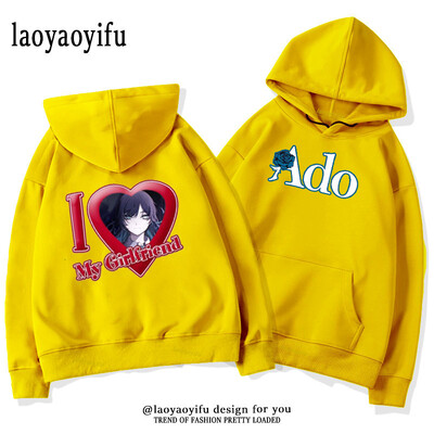 Ado LIVE TOUR 2022–2023 Mirage Hoodies Meeste Naiste Sügis- ja Talvine Thermal Hoodie Multifilm Harajuku Street Graphic Moetopid