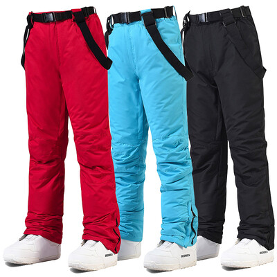 Pantaloni de schi pentru iarnă în aer liber pentru bărbați și femei noi, impermeabili, impermeabili, caldi, respirabili, pentru snowboarding, pantaloni pentru sport pe zăpadă.