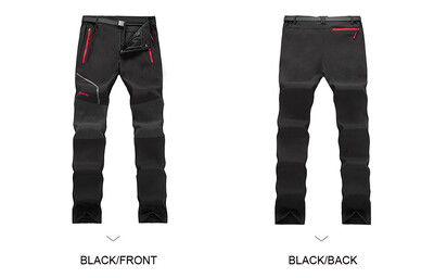 TRVLWEGO Muške zimske hlače za skijanje na otvorenom Soft Shell otporne na vjetar Vodootporne održavaju toplinu Hlače za kampiranje, biciklizam i klizanje na ledu