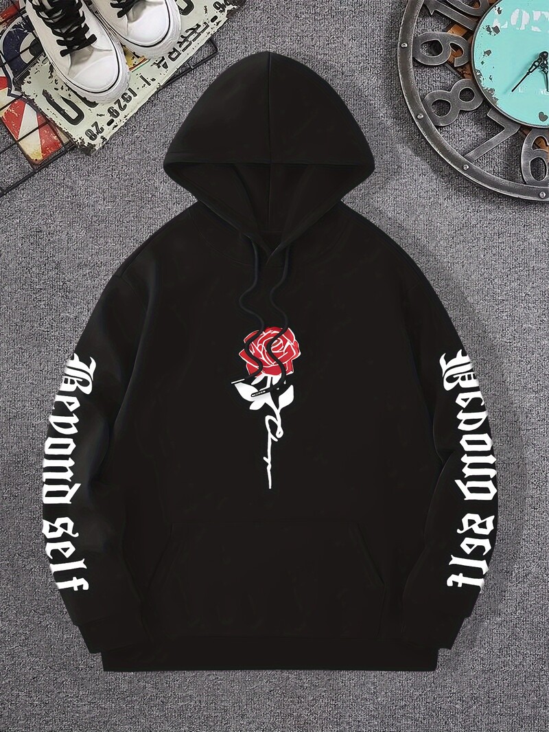 Umjetničke majice s kapuljačom s ružičastim slovima Ležerne ulične ženske majice s kratkim rukavima Udobni pulover od flisa s okruglim izrezom Široka ženska odjeća