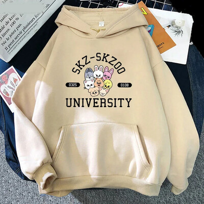 2024 Φθινόπωρο/Χειμώνας Kpop Αδέσποτα Παιδικά Hoodie Plus Size Γυναικεία Kawaii Plus Size Street Apparel Harajuku Χειμερινό φούτερ Skz