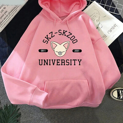 2024 Φθινόπωρο/Χειμώνας Kpop Αδέσποτα Παιδικά Hoodie Plus Size Γυναικεία Kawaii Plus Size Street Apparel Harajuku Χειμερινό φούτερ Skz