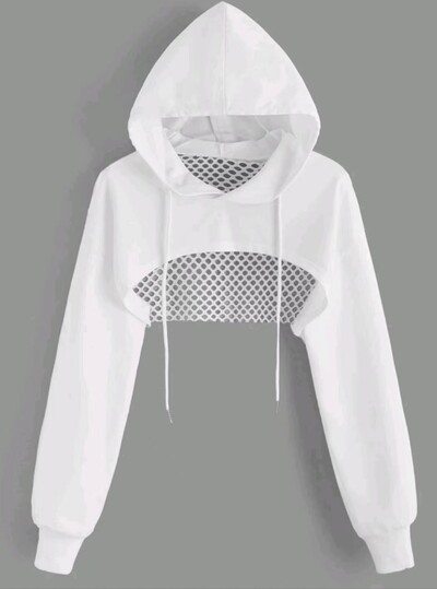 Street Sport Drop plecu aukliņa dobi, Super Crop sporta kapuci bez Cami Top