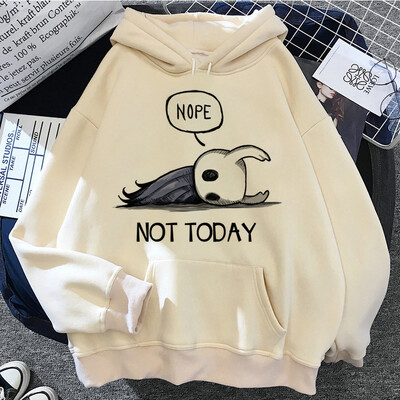 Hollow Knight Print Hoodie Vīriešu/sieviešu y2k Ikdienas modes krekls ar kapuci garām piedurknēm Pulovers Džemperis Lielizmēra unisex apģērbs