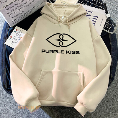 Purple Kiss Hoodies Корейска модна лента Графични суичъри Пролет Дамски/мъжки Удобни Sudaderas щампи Облекло Дамски