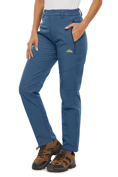 KEFITEVD ziemas siltas flīsa pārgājienu bikses sievietēm ūdensizturīgas vēja necaurlaidīgas sniega bikses slēpošanas bikses Softshell darba bikses sievietēm