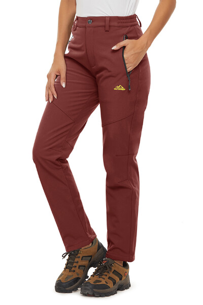 KEFITEVD ziemas siltas flīsa pārgājienu bikses sievietēm ūdensizturīgas vēja necaurlaidīgas sniega bikses slēpošanas bikses Softshell darba bikses sievietēm