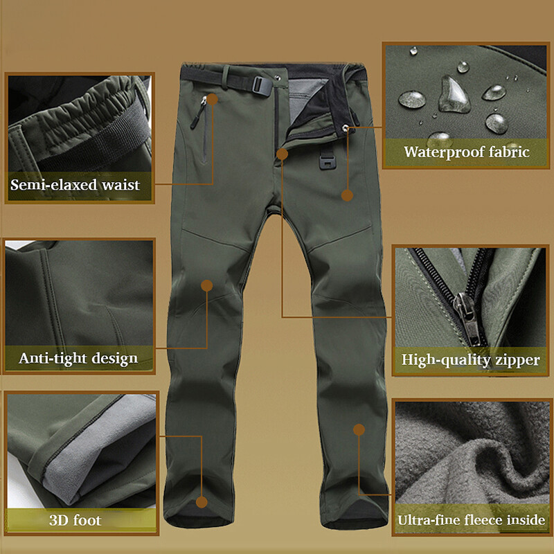 LNGXO Fleece Sieviešu Bikses Ziemas Siltas Ūdensizturīgas Āra Soft Shell Bikses Kempings Pārgājieni Slēpošana Alpīnisma lietus bikses