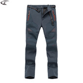 LNGXO sieviešu ziemas termiskās flīsa bikses pārgājieni pārgājieni kempings slēpošana ūdensizturīgas bikses āra mīksta apvalka siltas biezas lietus bikses