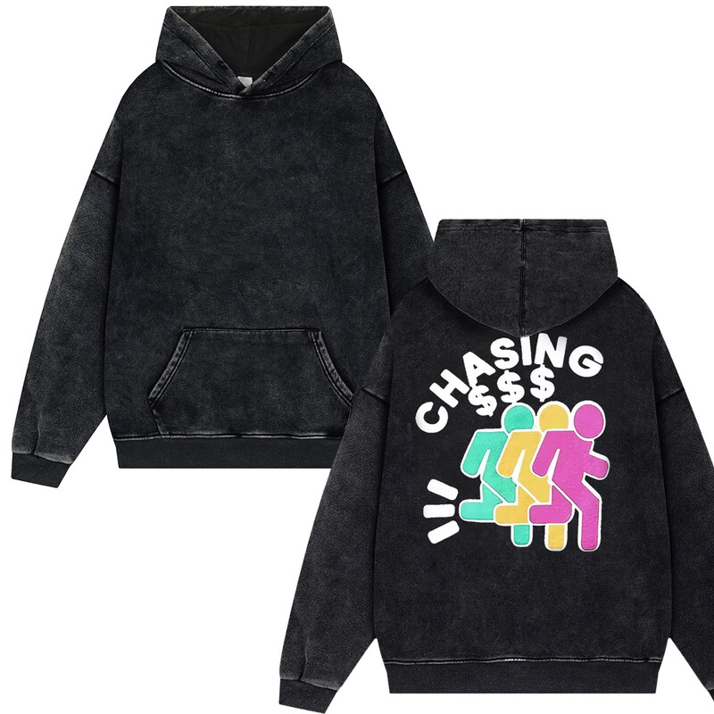 Y2k Streetwear Letter Retro Imprimare încrucișată Hip Hop Stil Punk Vintage Spălat Hanorac Bărbați Femei Pulover Harajuku Top coat supradimensionat