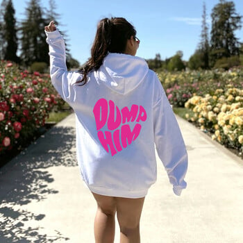 Dump Him Hoodies Дамски модерен суитчър Модерни суичъри Preppy суичър Sorority Sweatshirt Комфортни цветове Модерни подаръци