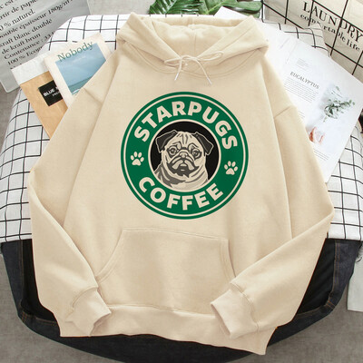 Pug hoodies γυναικών ιδρώτα y2k harajuku hoddies γυναικεία streetwear με κουκούλα πουκάμισο