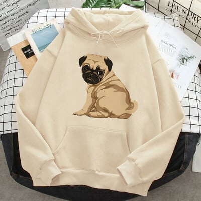 Pug hoodies γυναικών ιδρώτα y2k harajuku hoddies γυναικεία streetwear με κουκούλα πουκάμισο